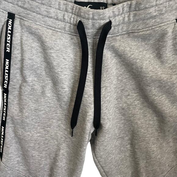 Hollister Women Joggers XS Gray Drawstring Waist Sweatpants Leisurewear Athletic - Picture 8 of 12